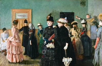 Albertine Comes to See the Police Surgeon by Christian Krohg